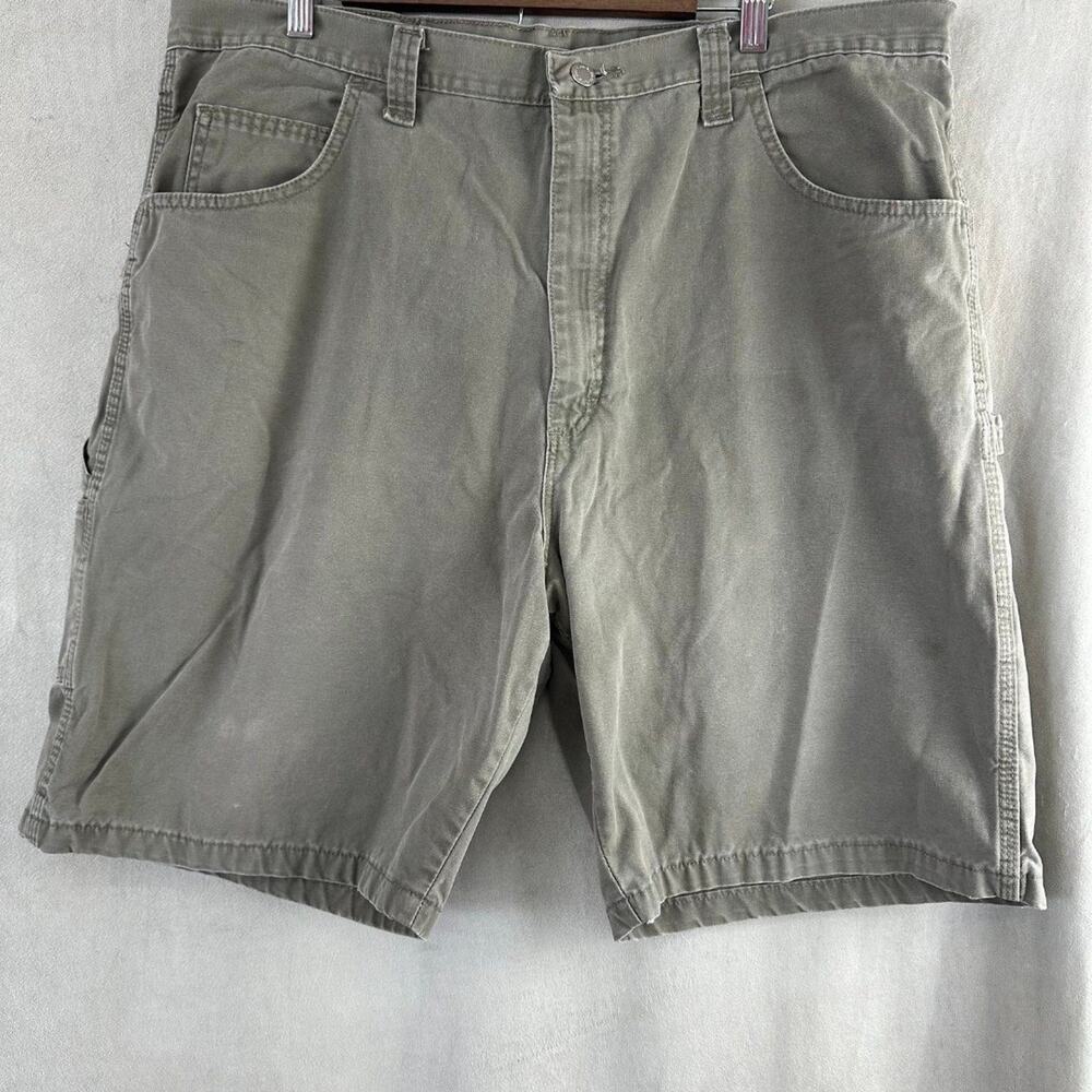 Vintage Mens 40 WRANGLER Canvas Baggy Skater Carpenter Shorts Jorts Gorpcore